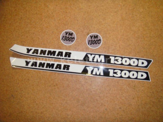 Decal set for Yanmar YM1300D compact tractor (1)